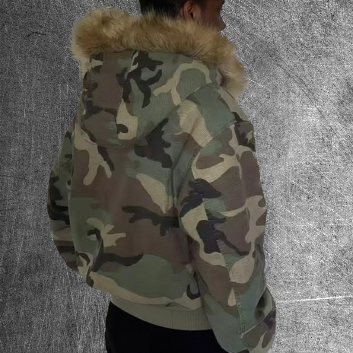 Men’s Reversible Camo Hoodie