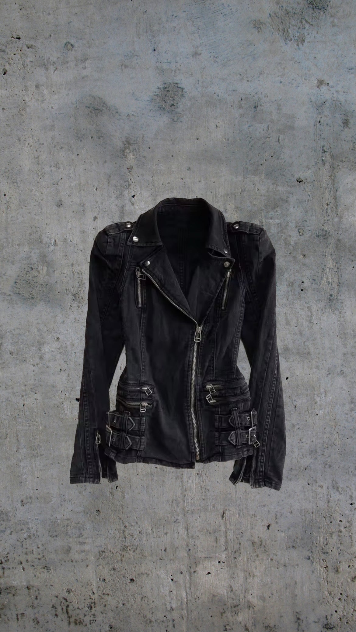Black Motorcycle Jacket