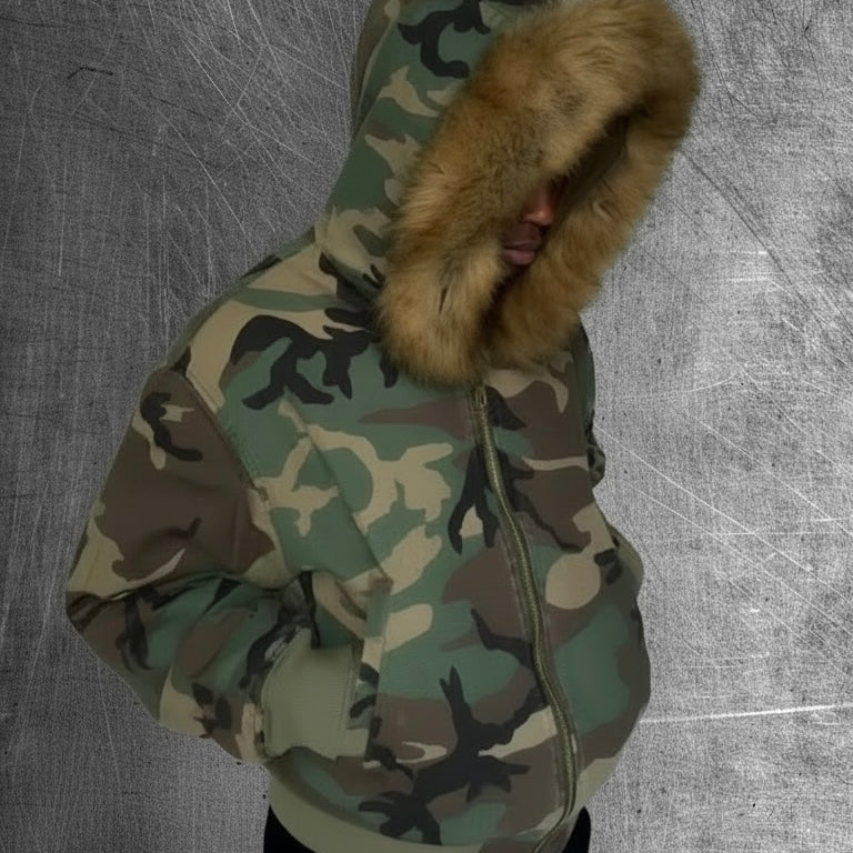 Men’s Reversible Camo Hoodie