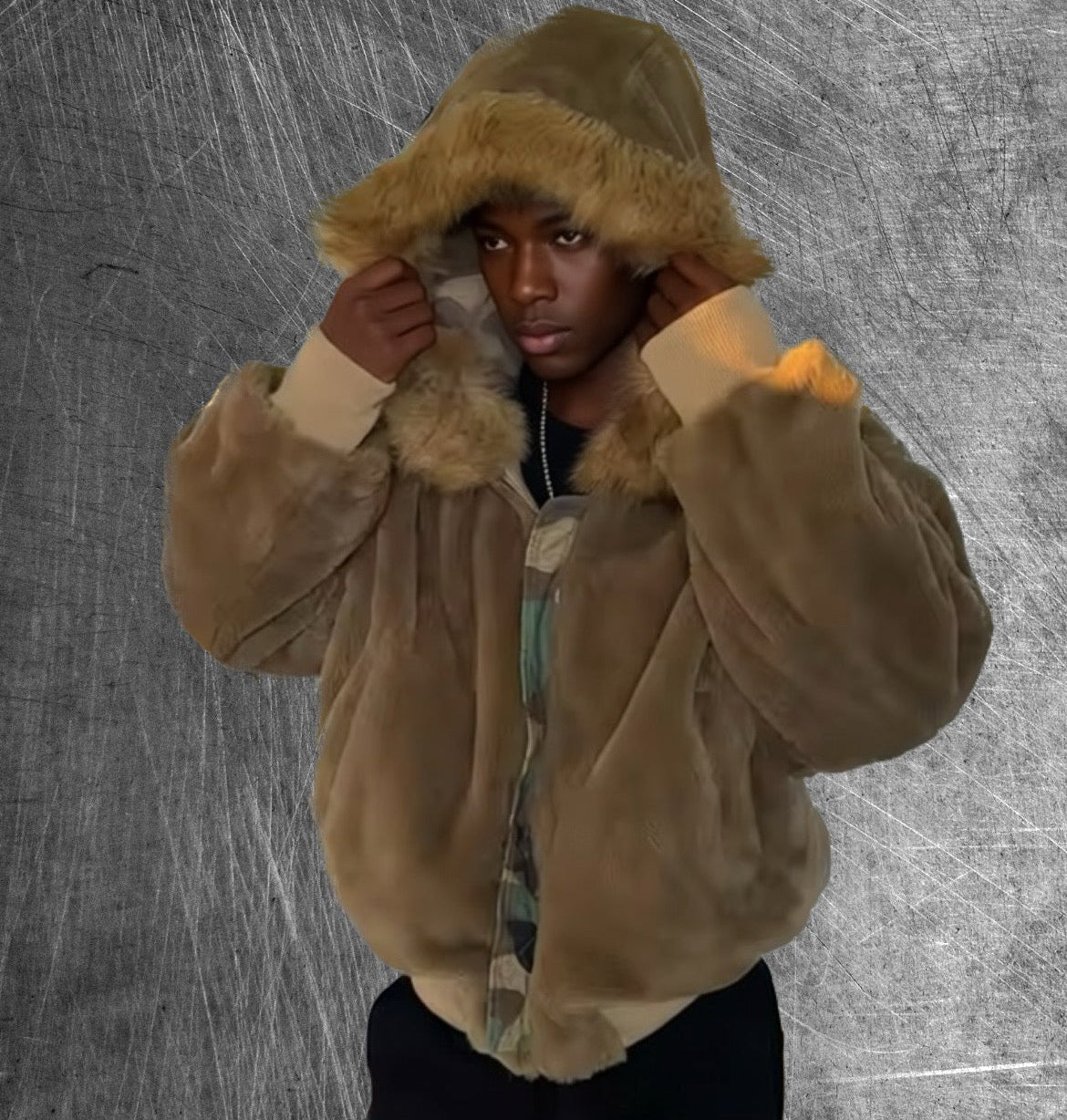 Men’s Reversible Camo Hoodie